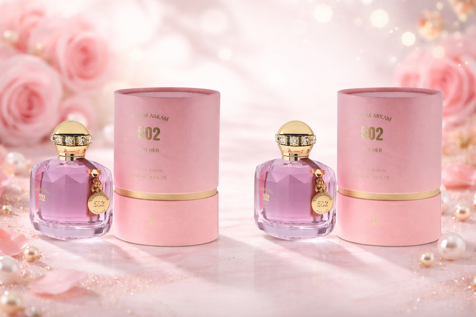 Wasim Akram 502 For Her – Buy 1 Get 1 Free Luxury Floral Perfume for Women